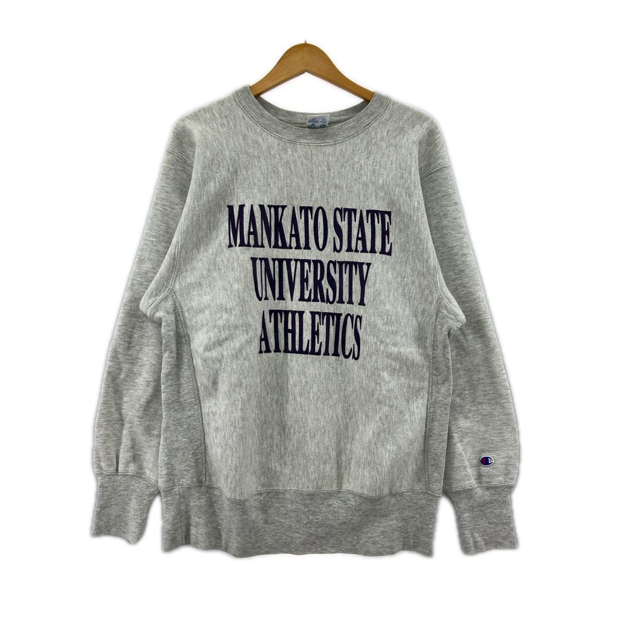 スウェット MANKATO STATE UNIVERSITY REVERSE WEAVE L L グレー