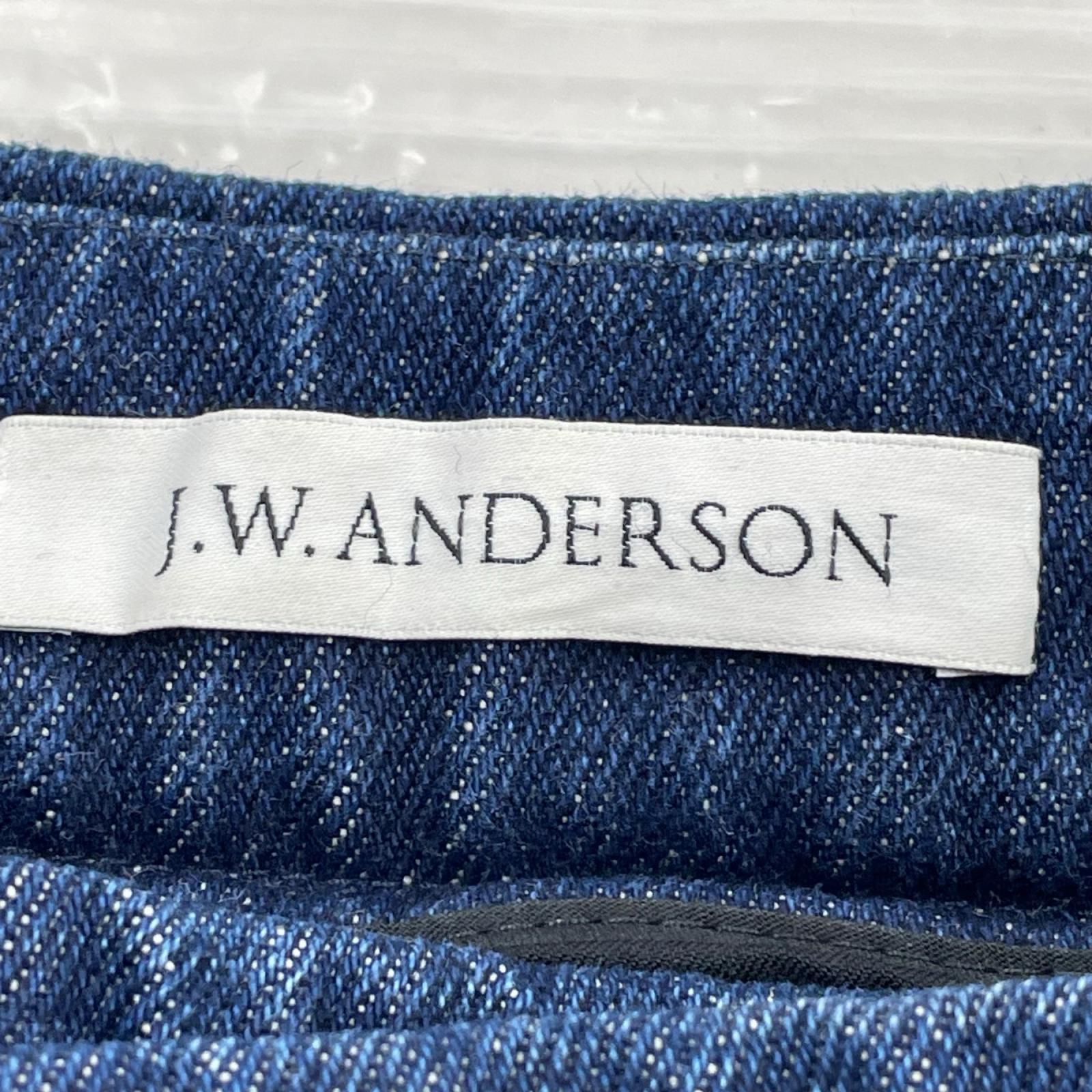 デニムパンツ J.W.Anderson ﾊﾞｷﾞｰﾃﾞﾆﾑﾊﾟﾝﾂ ｲﾝﾃﾞｨｺﾞ 28 ブルー