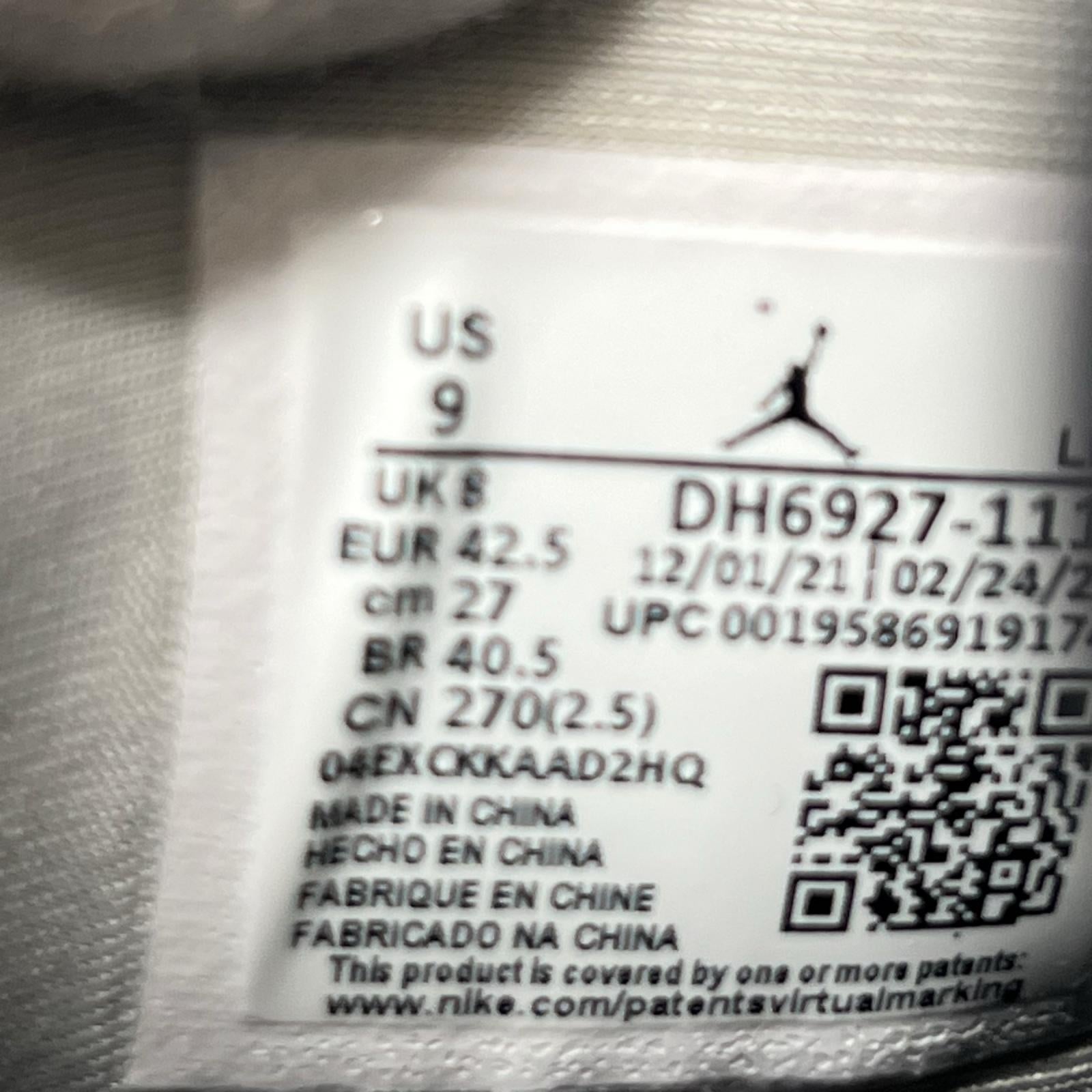 スニーカー DH6927-111 Air Jordan 4 (27.5) 27cm (US9 UK8 1/2 EU44) ホワイト