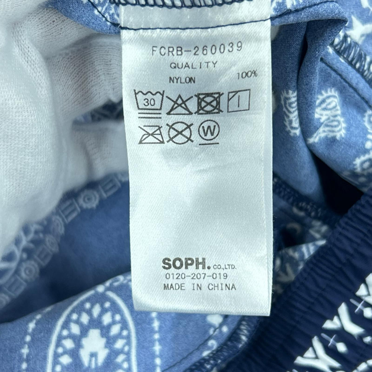 ショートパンツ SMALL LOGO SHORTS ﾍﾟｲｽﾞﾘｰ柄 NVY XL ネイビー