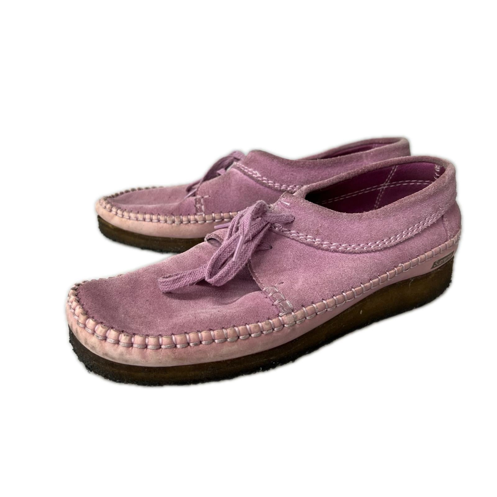 シューズ ×CLARKS WEAVER 紫 26cm