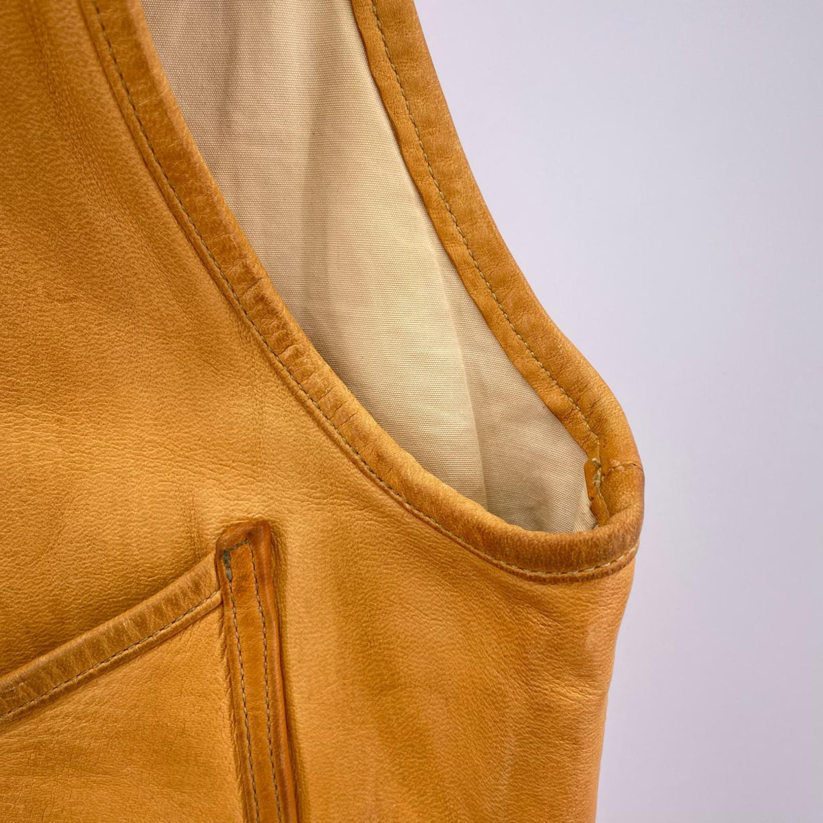レザージャケット HIGH LARGE LEATHERS ﾍﾞｽﾄ ﾍﾞｰｼﾞｭ（40） 40 ベージュ
