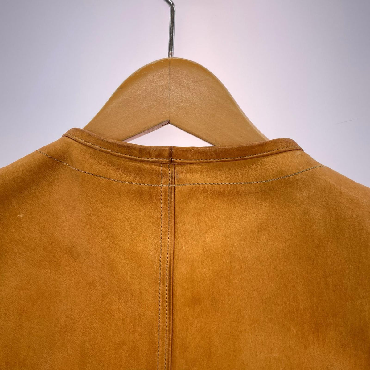 レザージャケット HIGH LARGE LEATHERS ﾍﾞｽﾄ ﾍﾞｰｼﾞｭ（40） 40 ベージュ