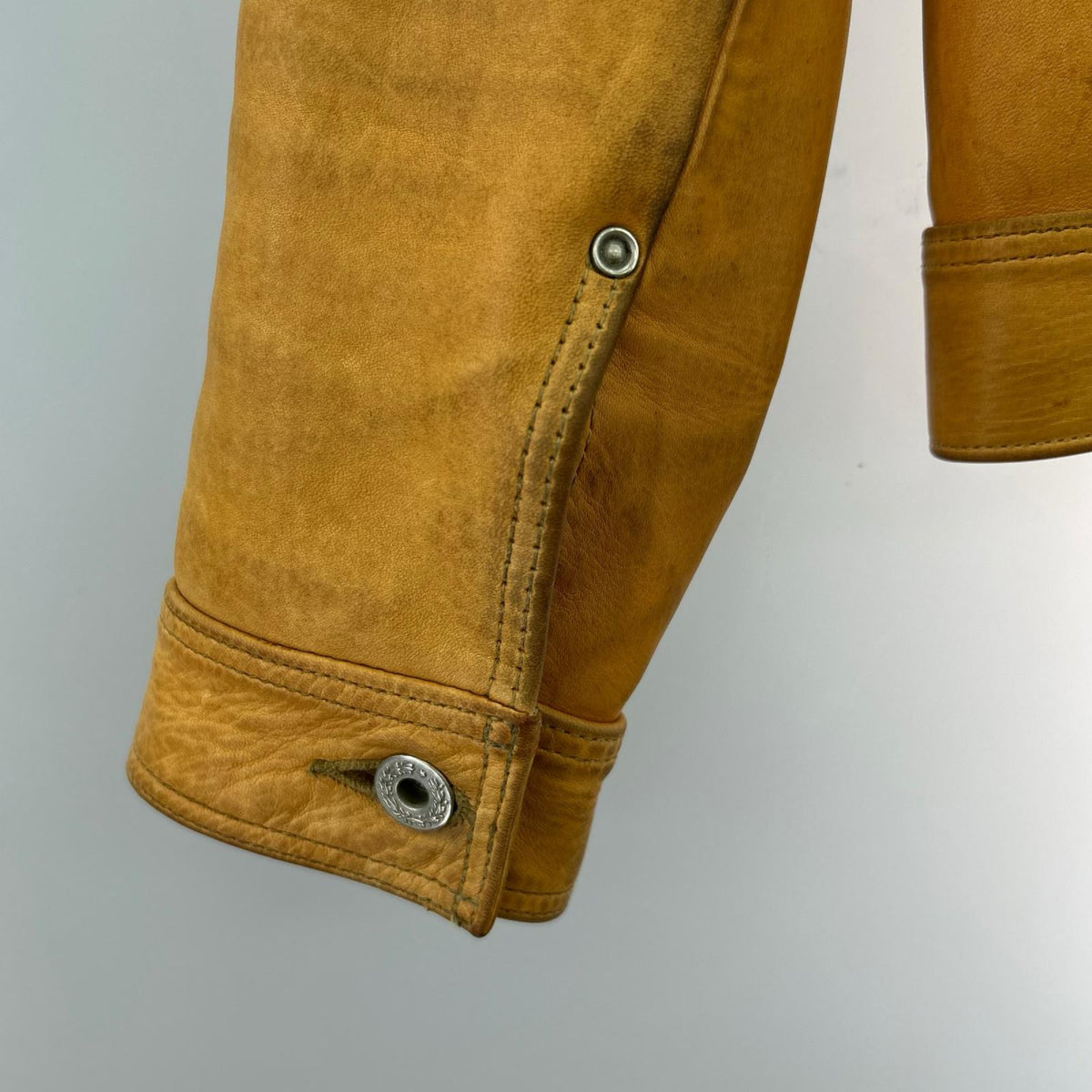 レザージャケット HIGH LARGE LEATHERS 1st Type ﾍﾞｰｼﾞｭ（40） 40 ベージュ