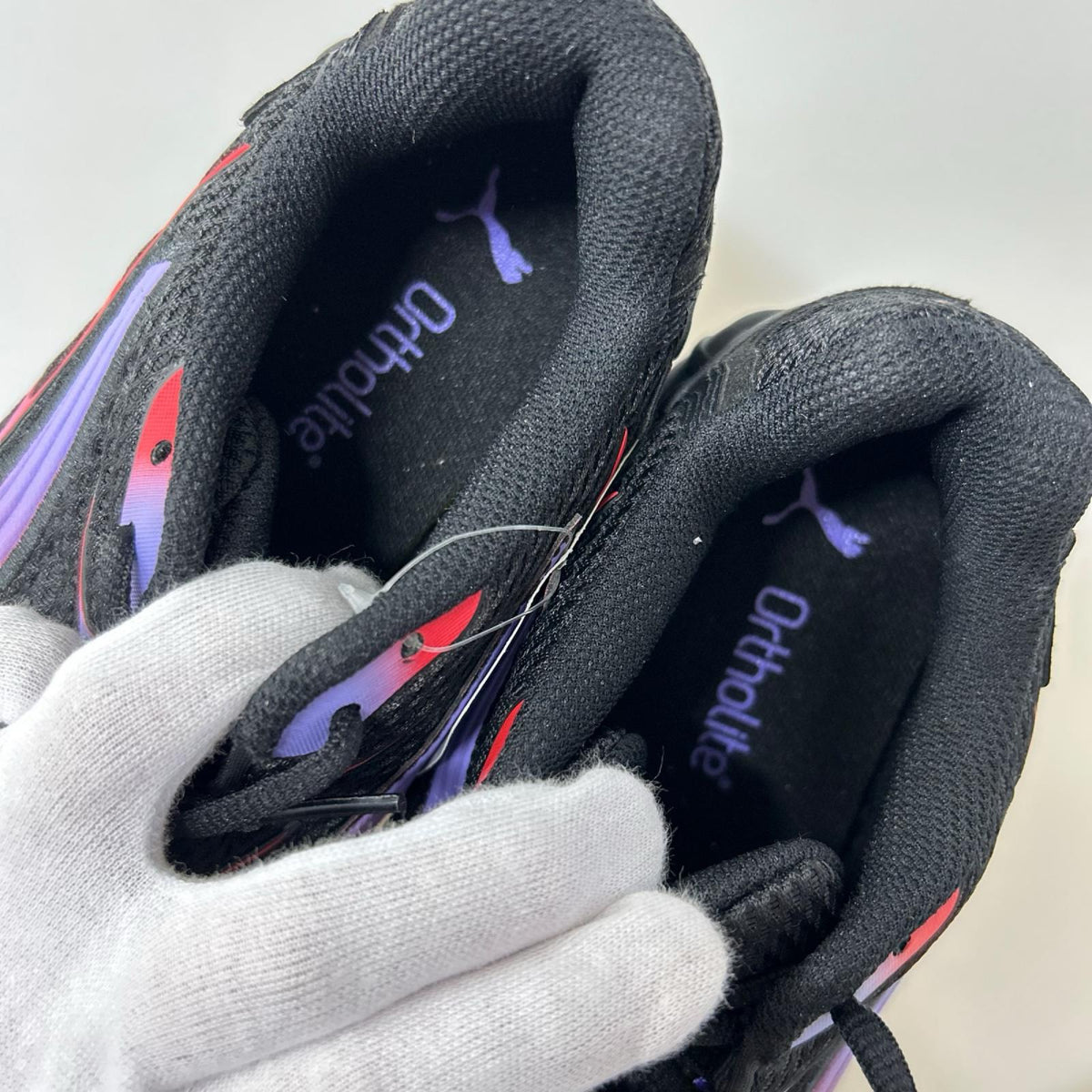 スニーカー INHALE BLACK/RED 23cm (US5 UK4 1/2 EU36) ブラック