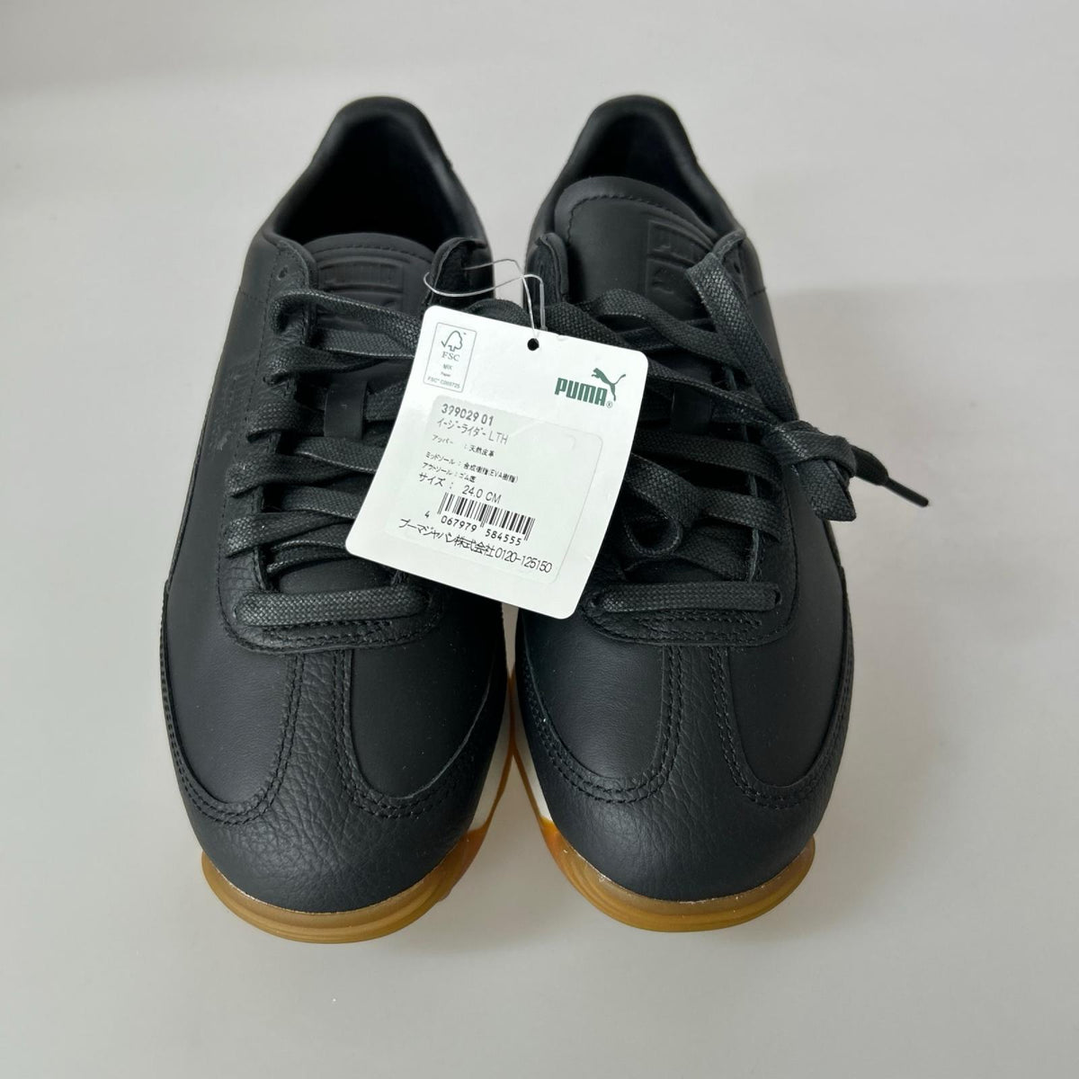 スニーカー EASY RIDER LEATHER Black 24cm (US6 UK5 1/2 EU38) ブラック
