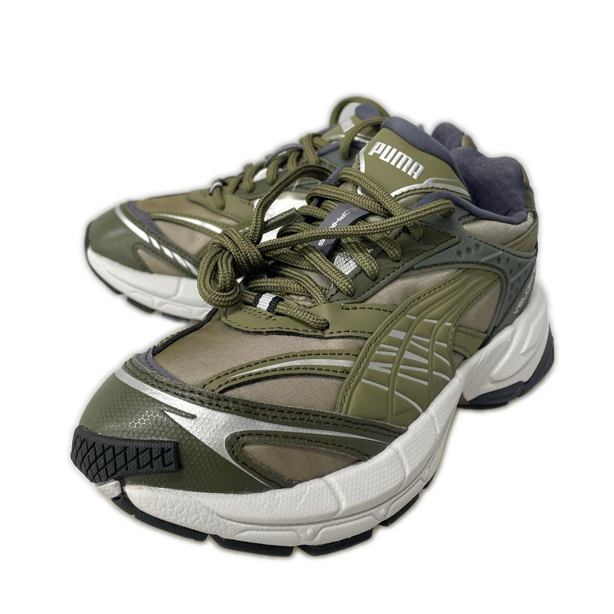スニーカー VELOPHASIS METAL NYLON Olive 23cm (US5 UK4 1/2 EU36)