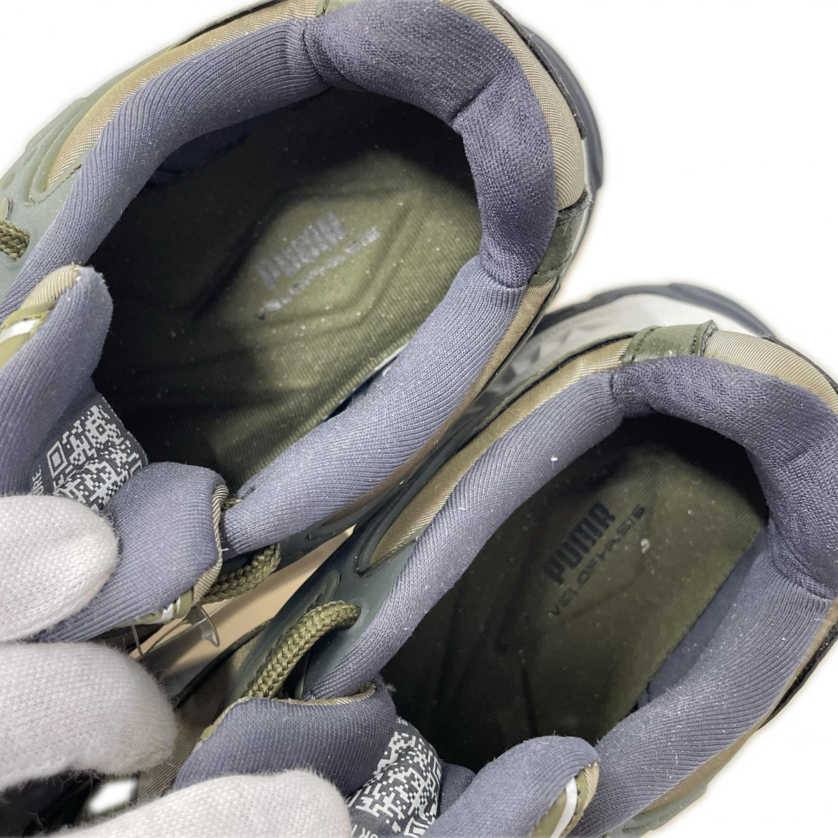 スニーカー VELOPHASIS METAL NYLON Olive 23cm (US5 UK4 1/2 EU36)