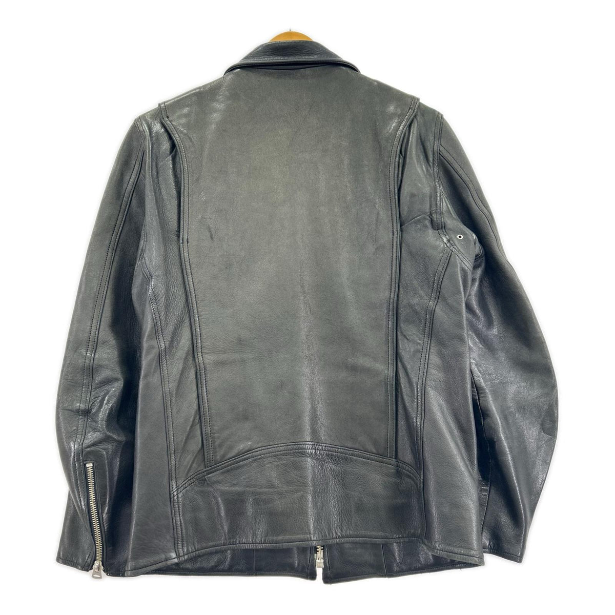 レザージャケット RUDE GALLERY ｼｰﾌﾟｽｷﾝ ｼﾝｸﾞﾙﾚｻﾞｰｼﾞｬｹｯﾄ ブラック