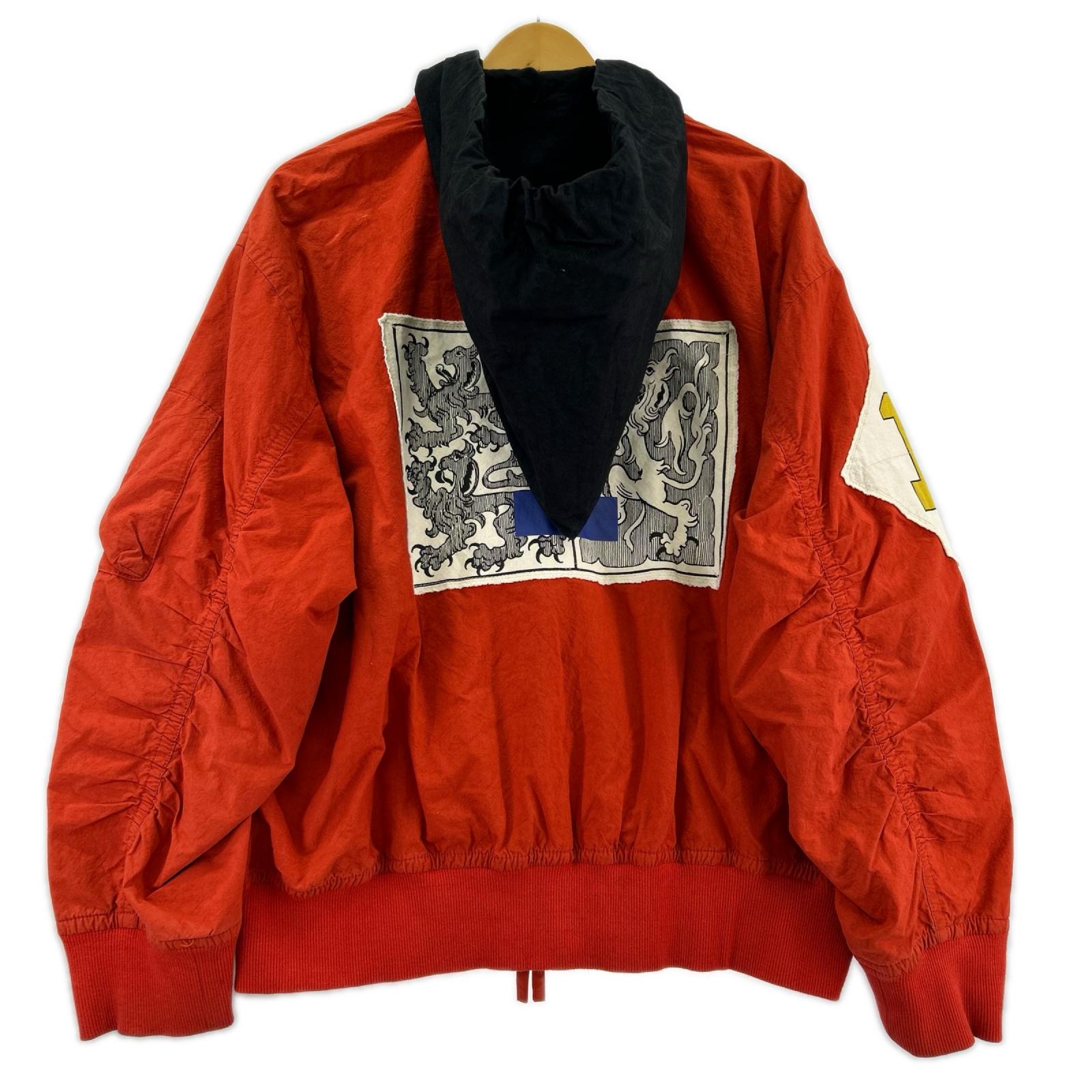 ジャケット Vivienne Westwood red label ｵｰﾌﾞﾜｯﾍﾟﾝ ﾌｰﾃﾞｯﾄﾎﾞﾝﾊﾞｰｼﾞｬｹｯﾄ M 赤 レッド