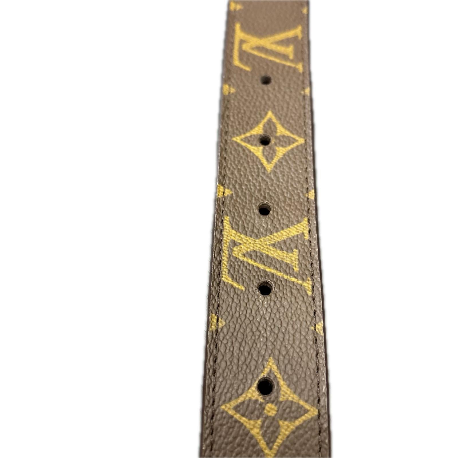 LV/サンチュール/LVカット/モノグラム/ゴールドバックル M6887