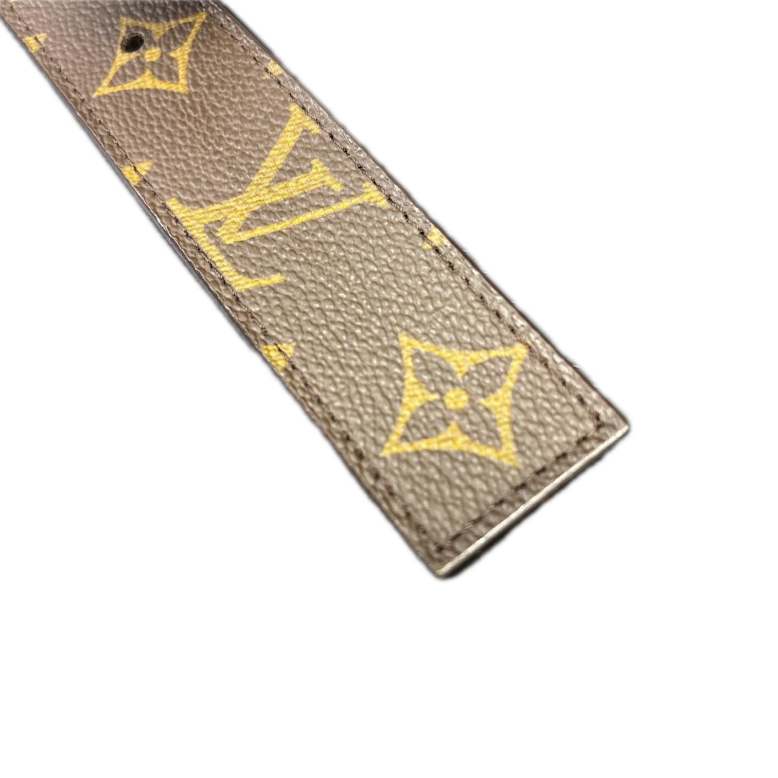 LV/サンチュール/LVカット/モノグラム/ゴールドバックル M6887