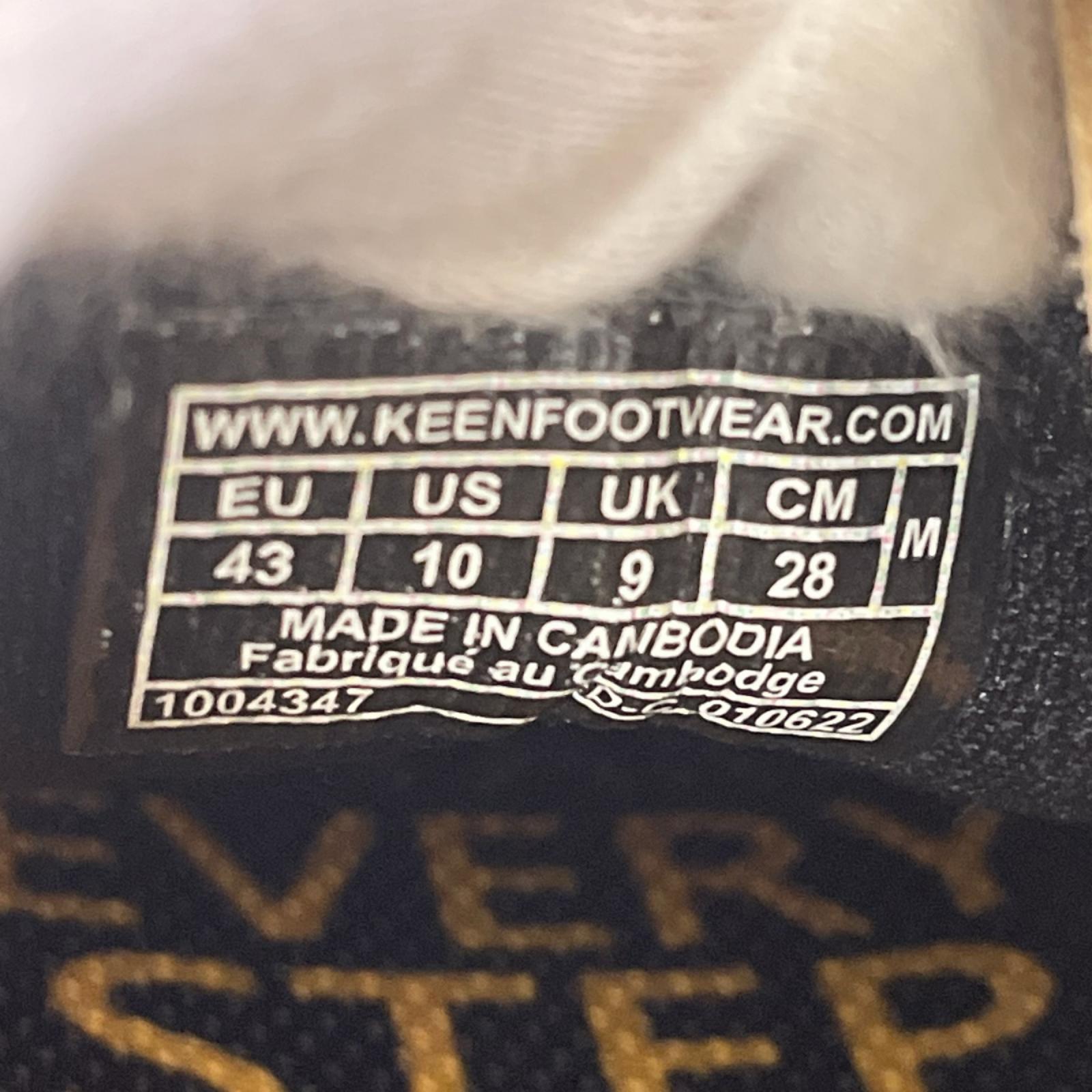 スニーカー KEEN JASPERSILVER MINK 1004347 (28) 28cm (US10 UK9 1/2 EU46) ブラウン