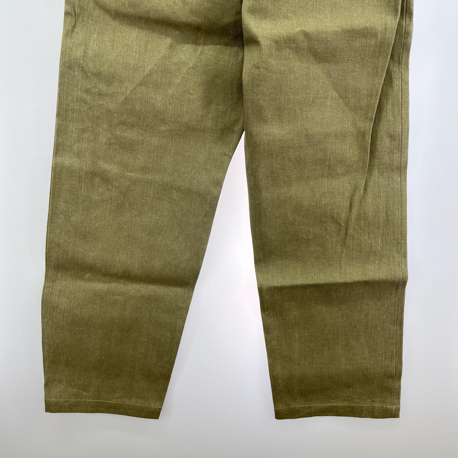 パンツ British Army Green Denim Trousers グリーン