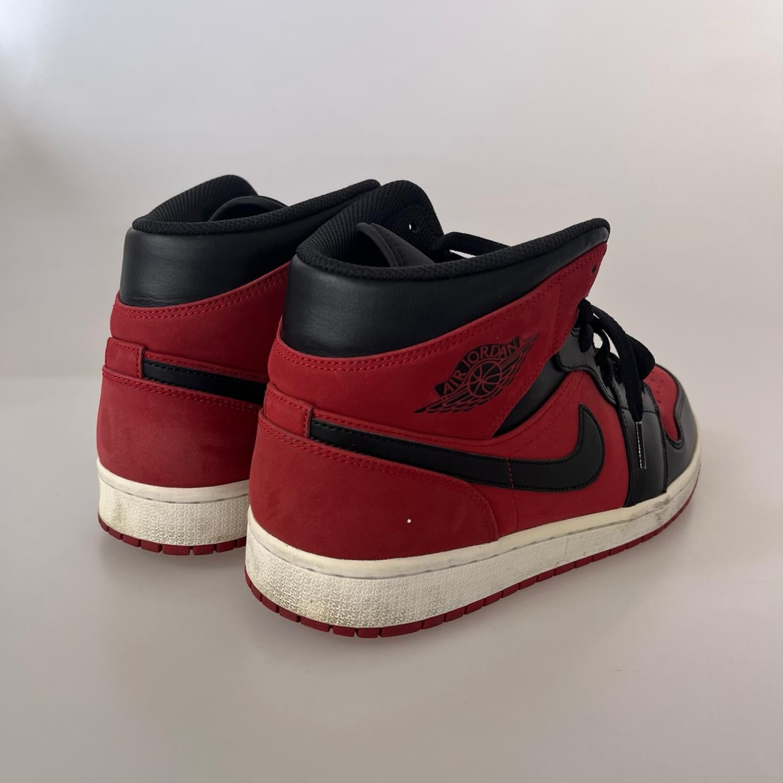 スニーカー AIR JORDAN 1 MID 赤 28cm 28cm (US10 UK9 1/2 EU46)