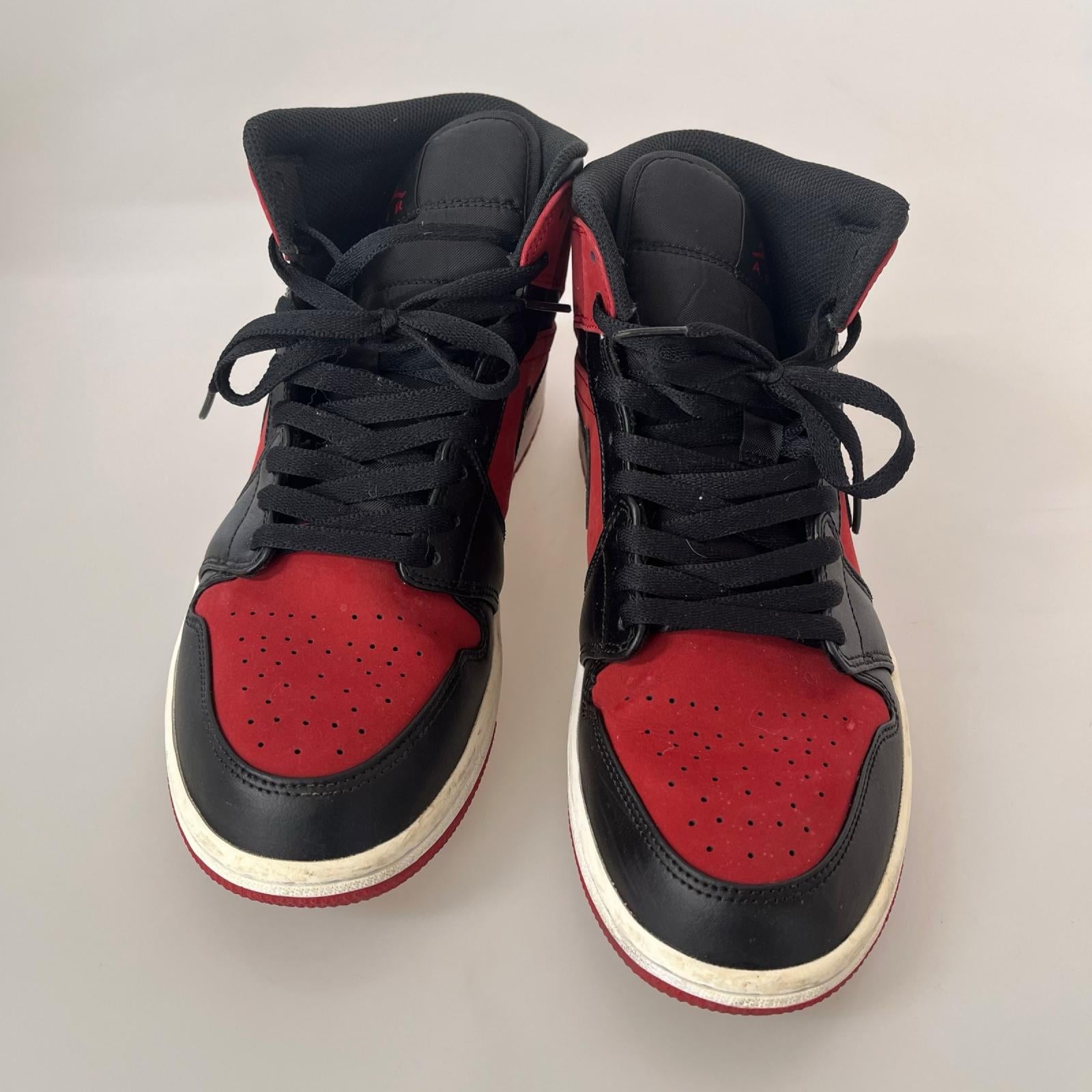 スニーカー AIR JORDAN 1 MID 赤 28cm 28cm (US10 UK9 1/2 EU46)