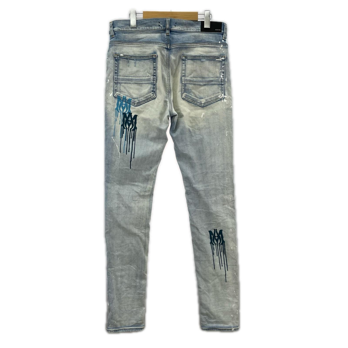 デニムパンツ MA Stencil Jeans ﾍﾟｲﾝﾄ 34 ブルー