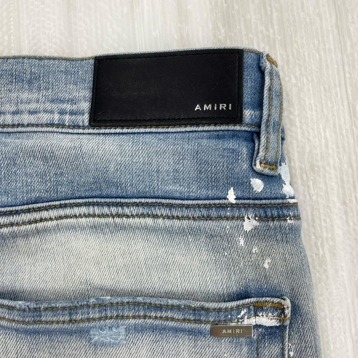 デニムパンツ MA Stencil Jeans ﾍﾟｲﾝﾄ 34 ブルー