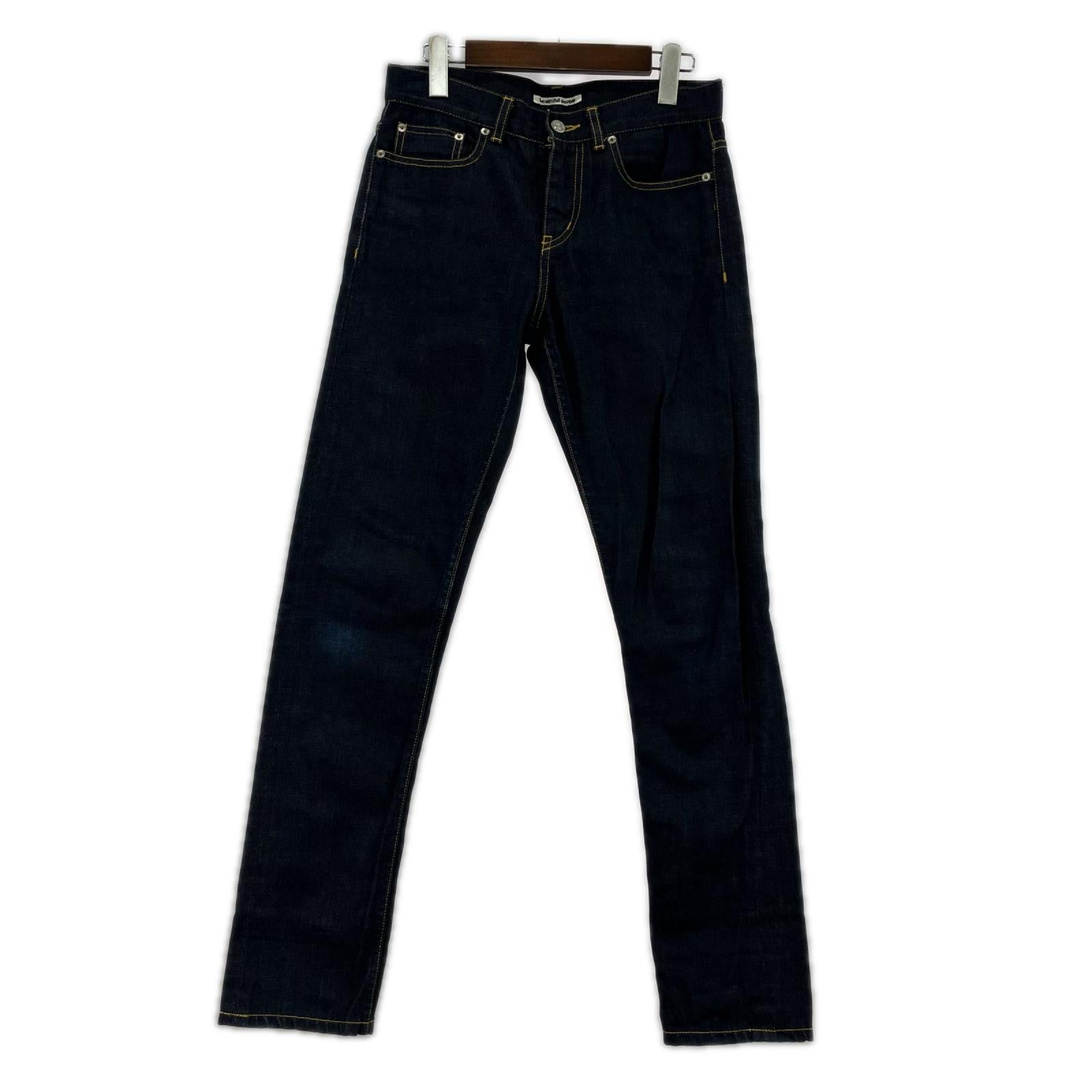 デニムパンツ ｾﾙﾋﾞｯﾁｽｷﾆｰ 濃紺 36size 36