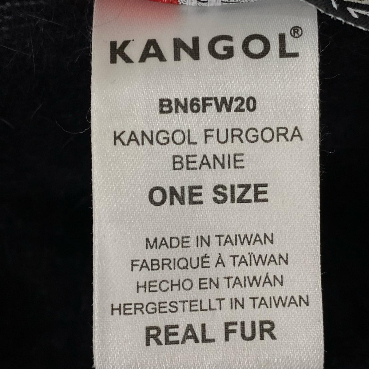 ニットキャップ Kangol Furgora Beanie 黒 ブラック