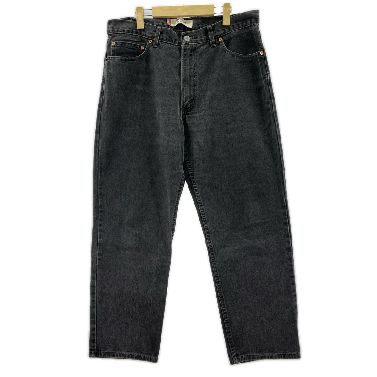 デニムパンツ 00s 550 USA製 先染めﾌﾞﾗｯｸ 36 ブラック