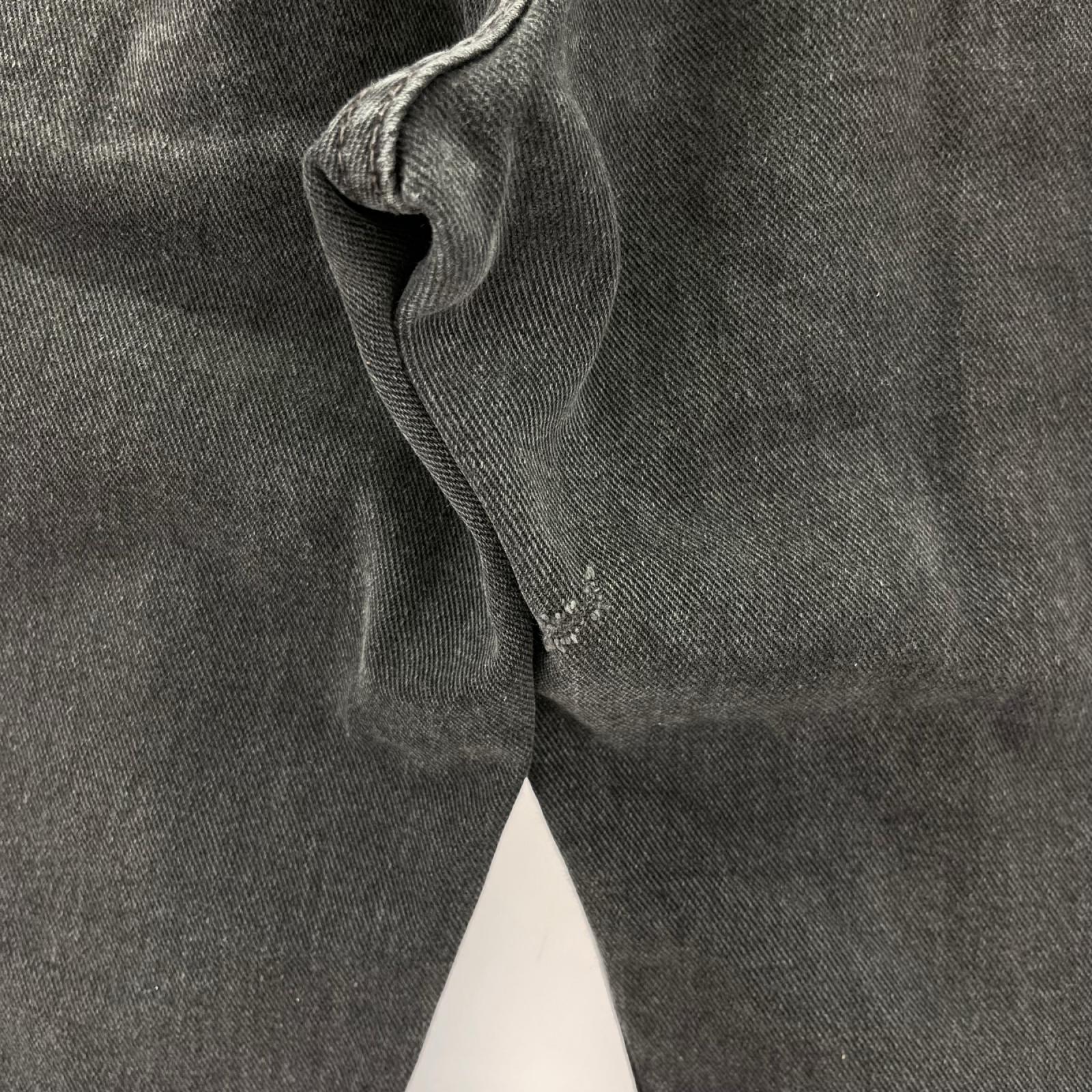 デニムパンツ 00s 550 USA製 先染めﾌﾞﾗｯｸ 36 ブラック