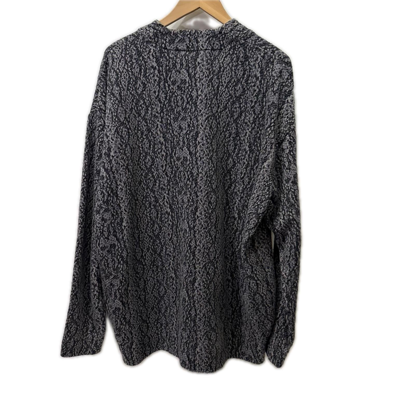 カーディガン 25AW SPEAK NO EVILﾜｯﾍﾟﾝ ｶｰﾃﾞｨｶﾞﾝ ｸﾞﾚｰ (XL) LL グレー
