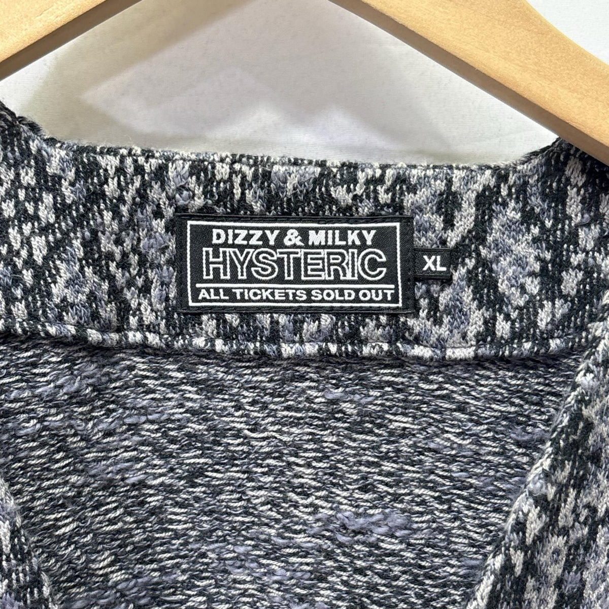 カーディガン 25AW SPEAK NO EVILﾜｯﾍﾟﾝ ｶｰﾃﾞｨｶﾞﾝ ｸﾞﾚｰ (XL) LL グレー
