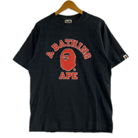 半袖Ｔシャツ ｴｲﾌﾟﾍｯﾄﾞ M ﾌﾞﾗｯｸ/ﾚｯﾄﾞ M ブラック