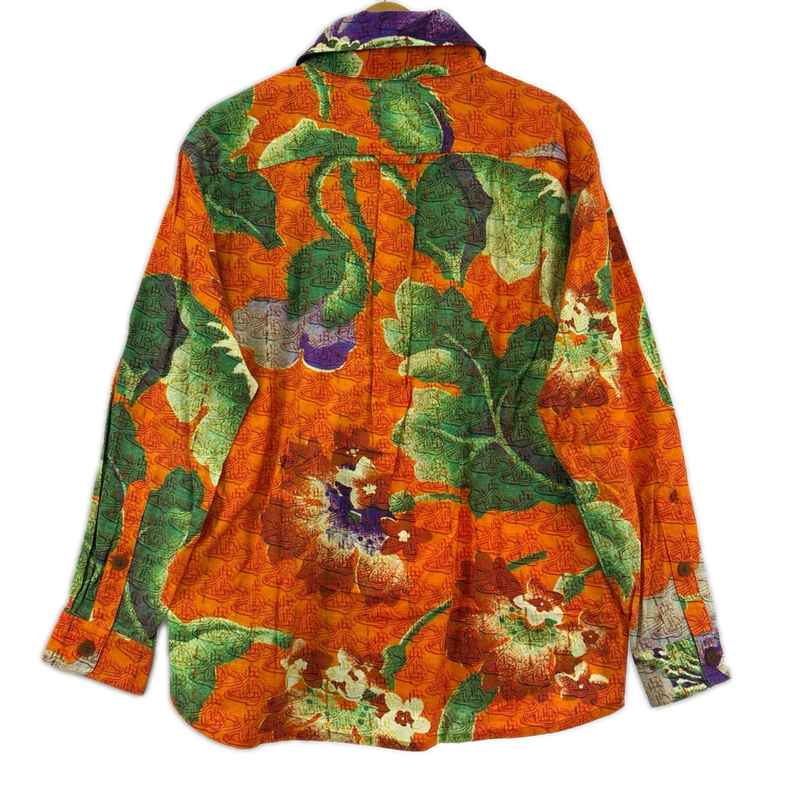 長袖シャツ Vivienne Westwood red label ﾛｼｱﾝﾌﾛｰﾗﾙﾋﾞｯｸﾞｼｬﾂ 00 ﾏﾙﾁ マルチカラー