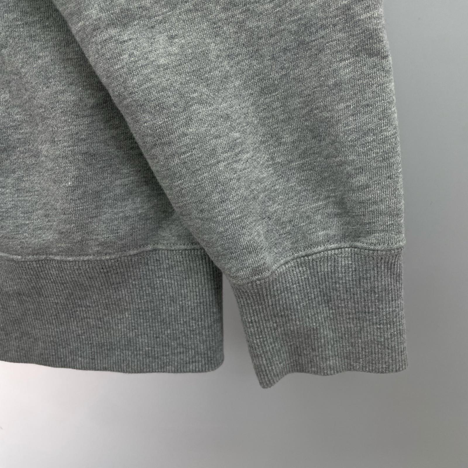 パーカー ZIP UP LOGO HOODIE GREY L グレー