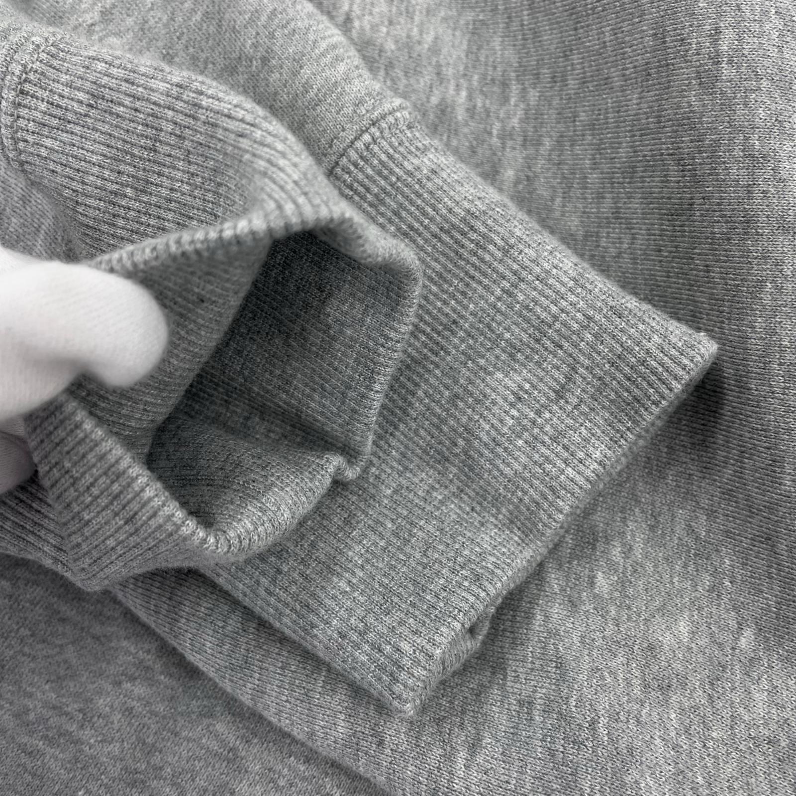 パーカー ZIP UP LOGO HOODIE GREY L グレー