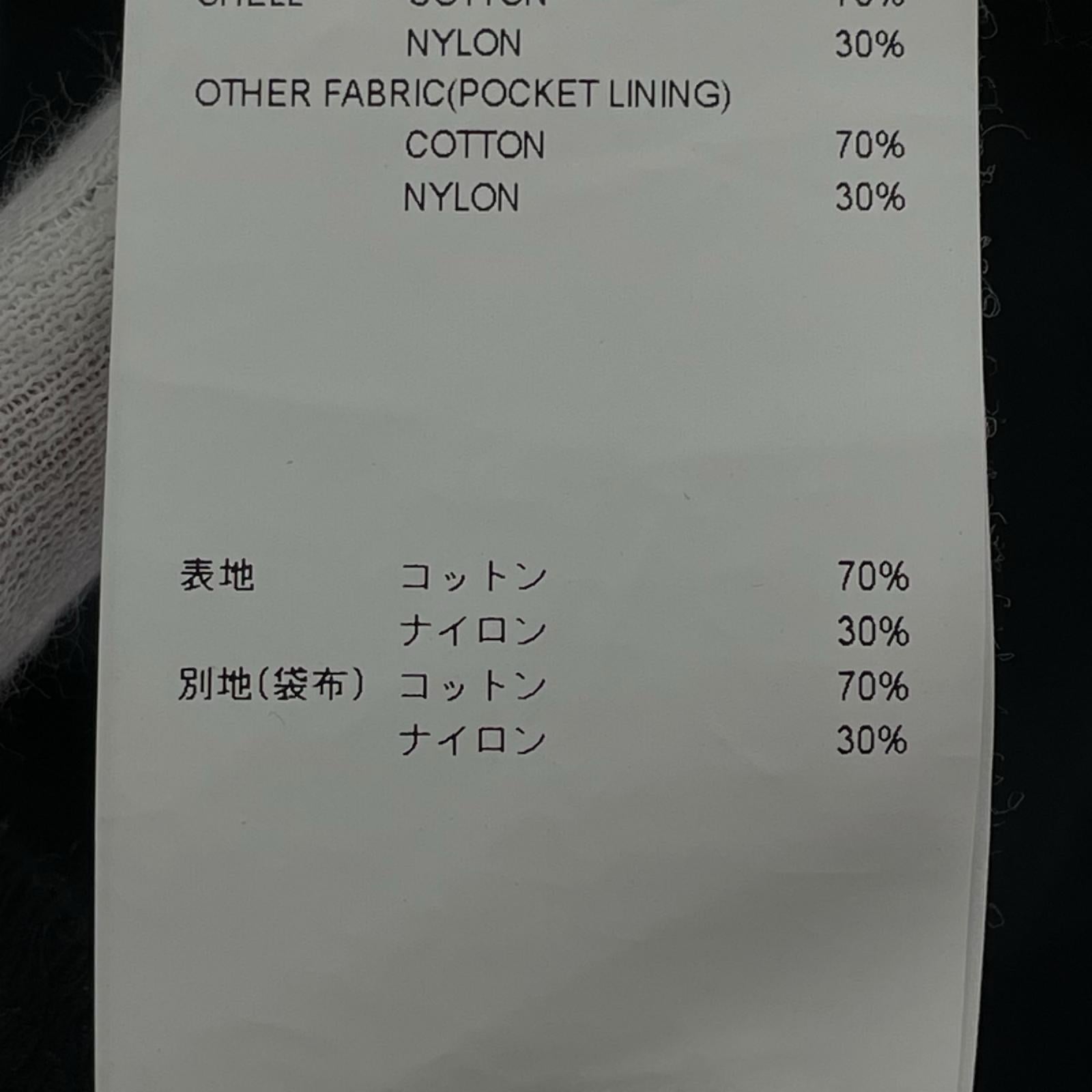 マウンテンパーカー 22ss SBS JACKET NYCO WEATHER ﾌﾞﾗｯｸ (01) 1 ブラック