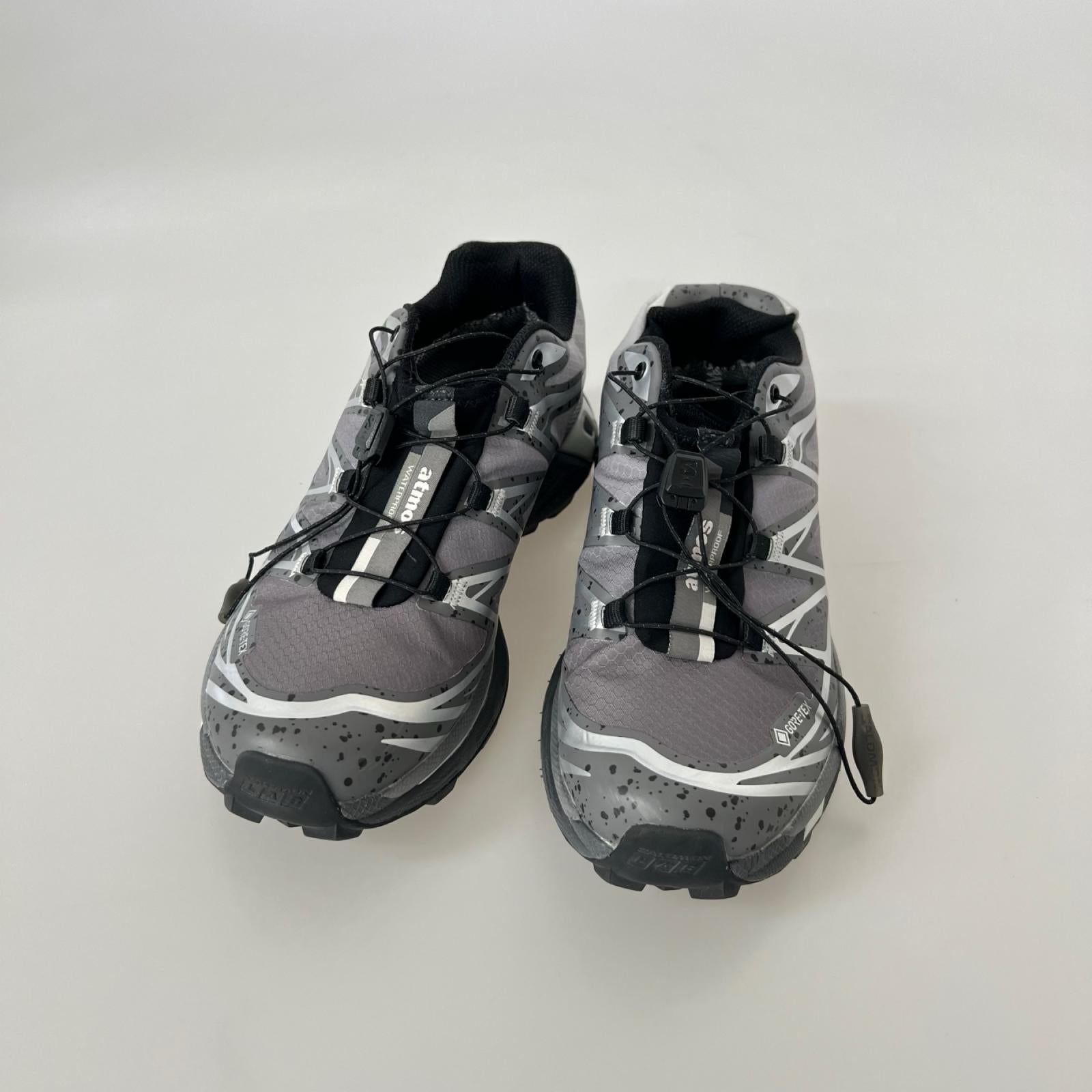 スニーカー SALOMON XT-6 GORE-TEX atmos グレー 24cm (US6 UK5 1/2 EU38) グレー