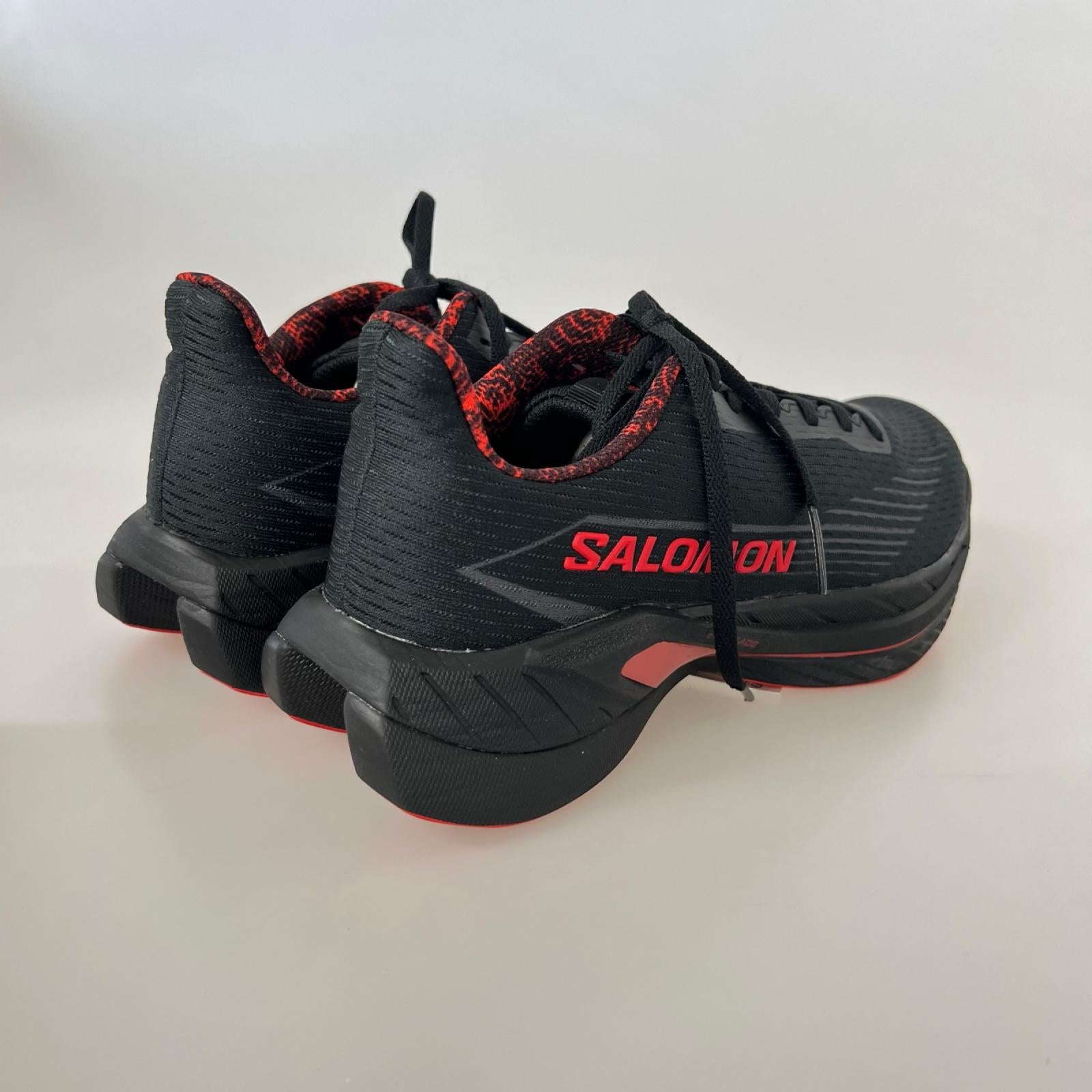スニーカー SALOMON SPECTUR 2 RED VIPER 27.5cm (US9 1/2 UK9 EU45) ブラック