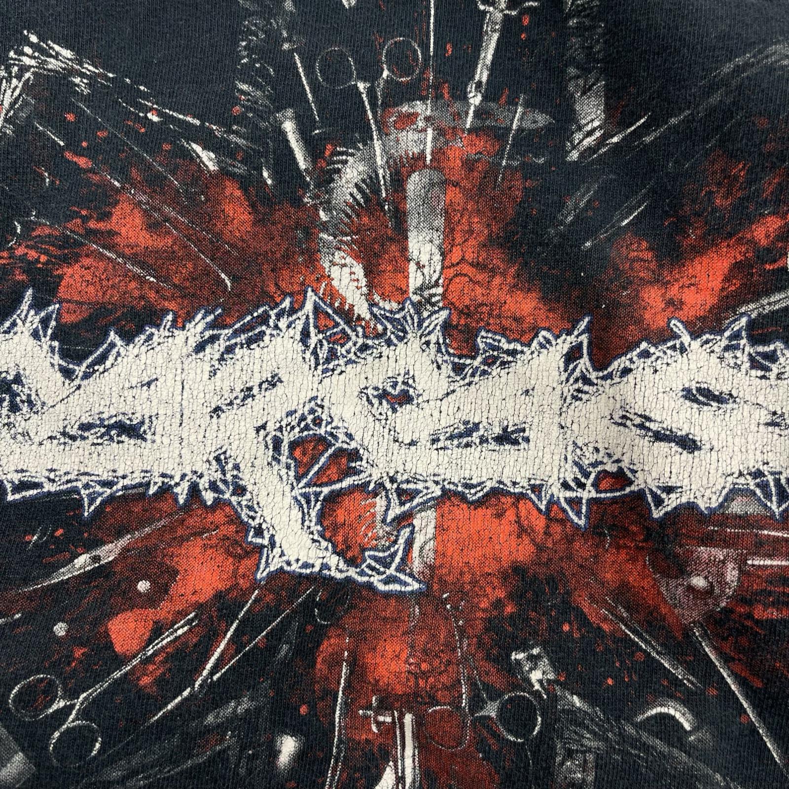 半袖Ｔシャツ CARCASS ﾊﾞﾝﾄﾞT 黒 (M) M ブラック
