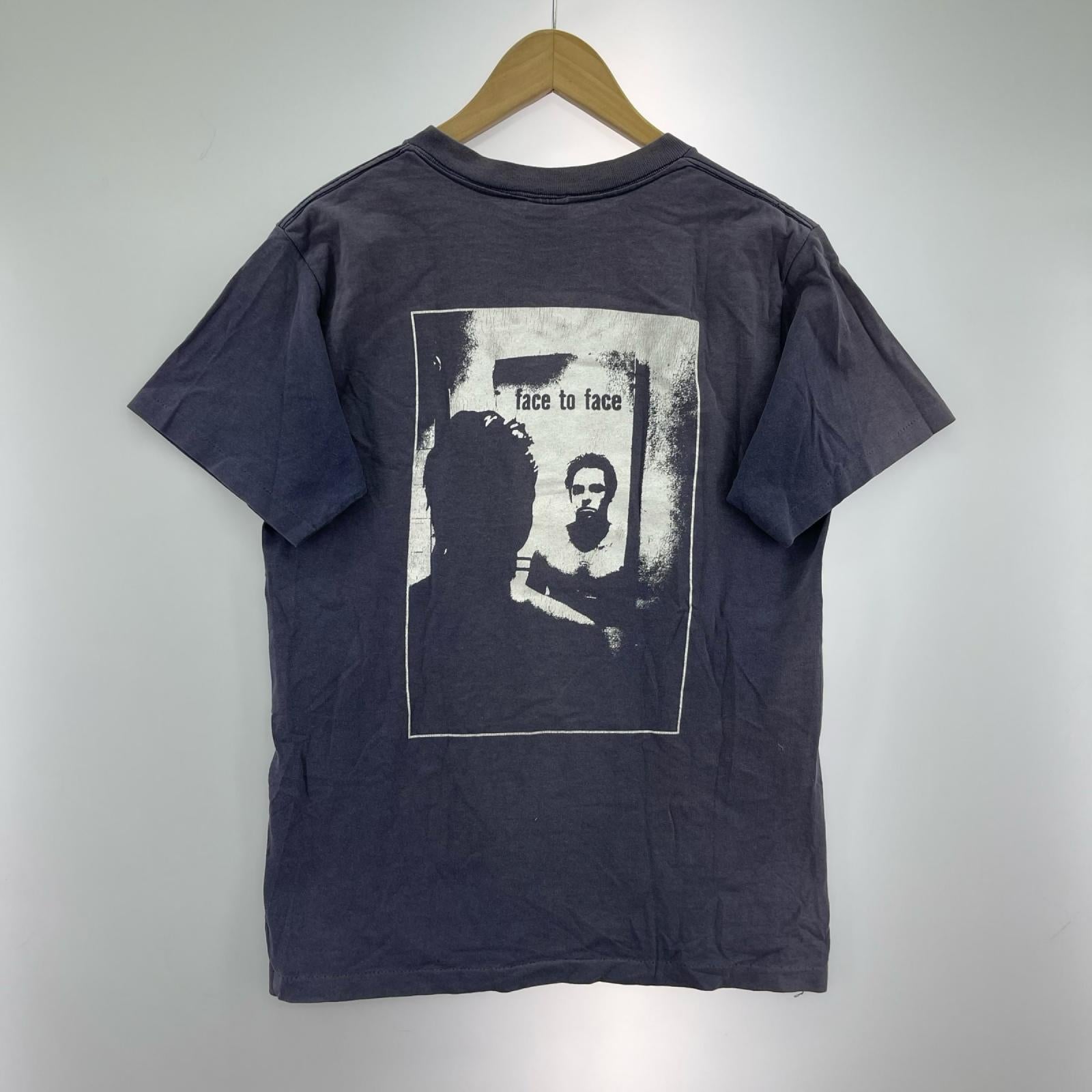 半袖Ｔシャツ Anvil ﾎﾞﾃﾞｨ FACE TO FACE SSﾊﾞﾝﾄﾞTEE （M） M ネイビー
