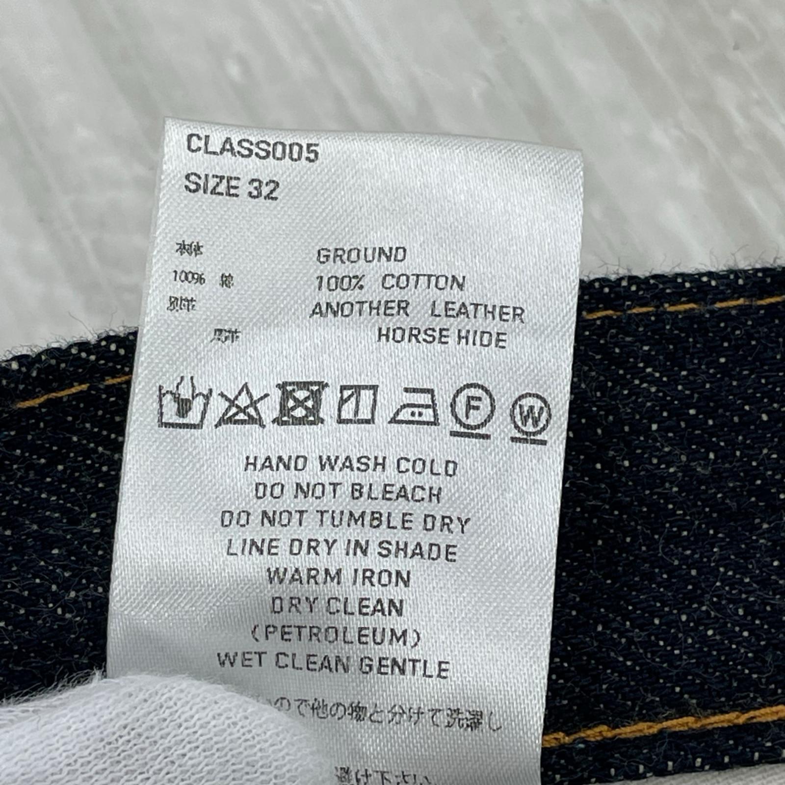 デニムパンツ CLASS005 ｲﾝﾃﾞｨｺﾞ 32 32