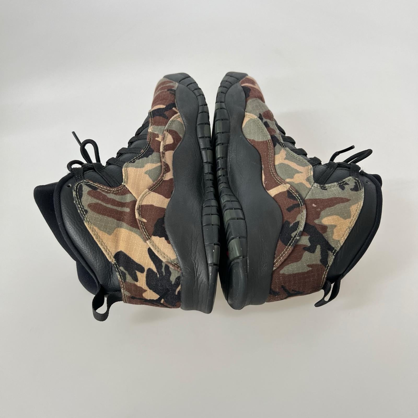 スニーカー AJ10 RETRO WOODLAND CAMO DARK ARMY 28cm (US10 UK9 1/2 EU46)