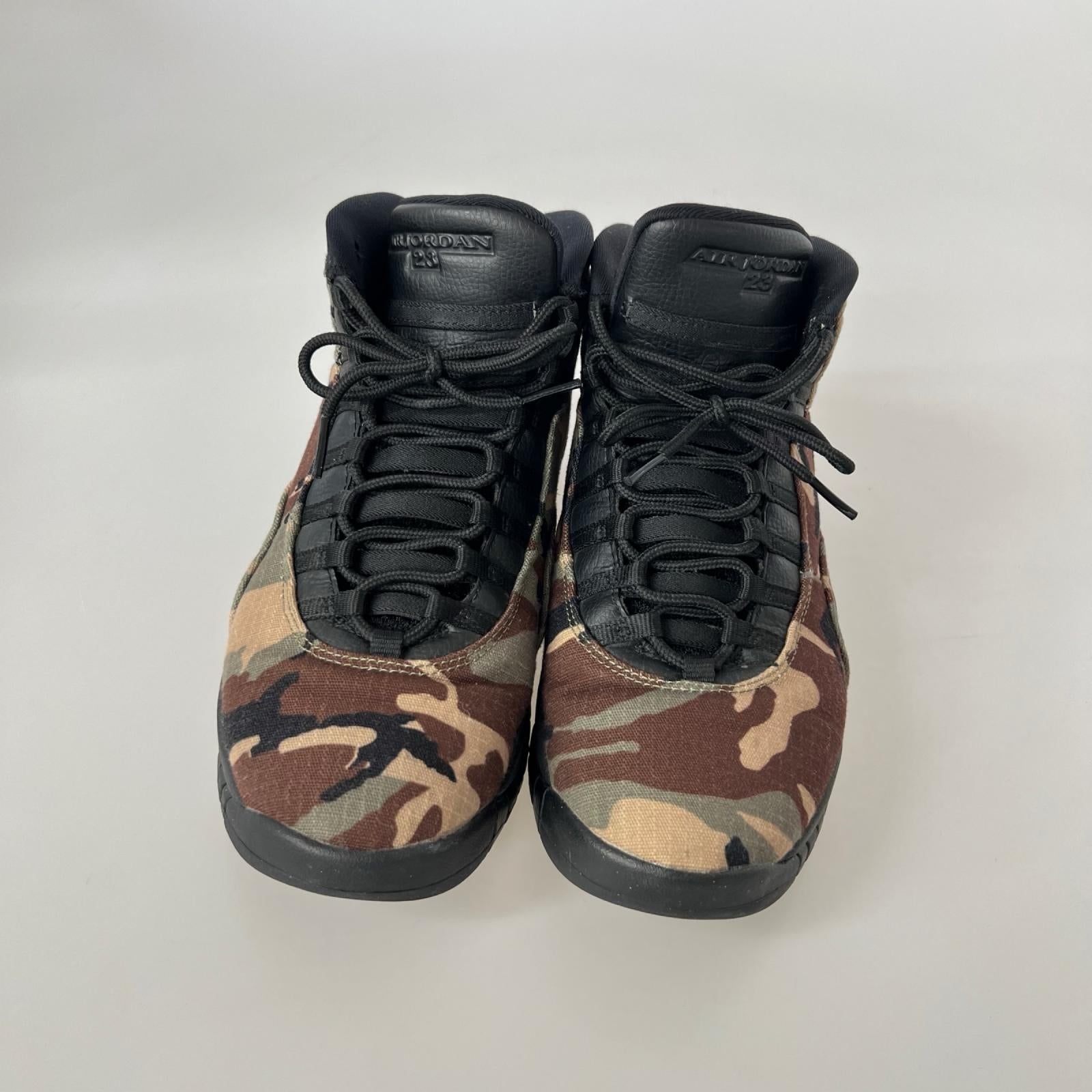 スニーカー AJ10 RETRO WOODLAND CAMO DARK ARMY 28cm (US10 UK9 1/2 EU46)