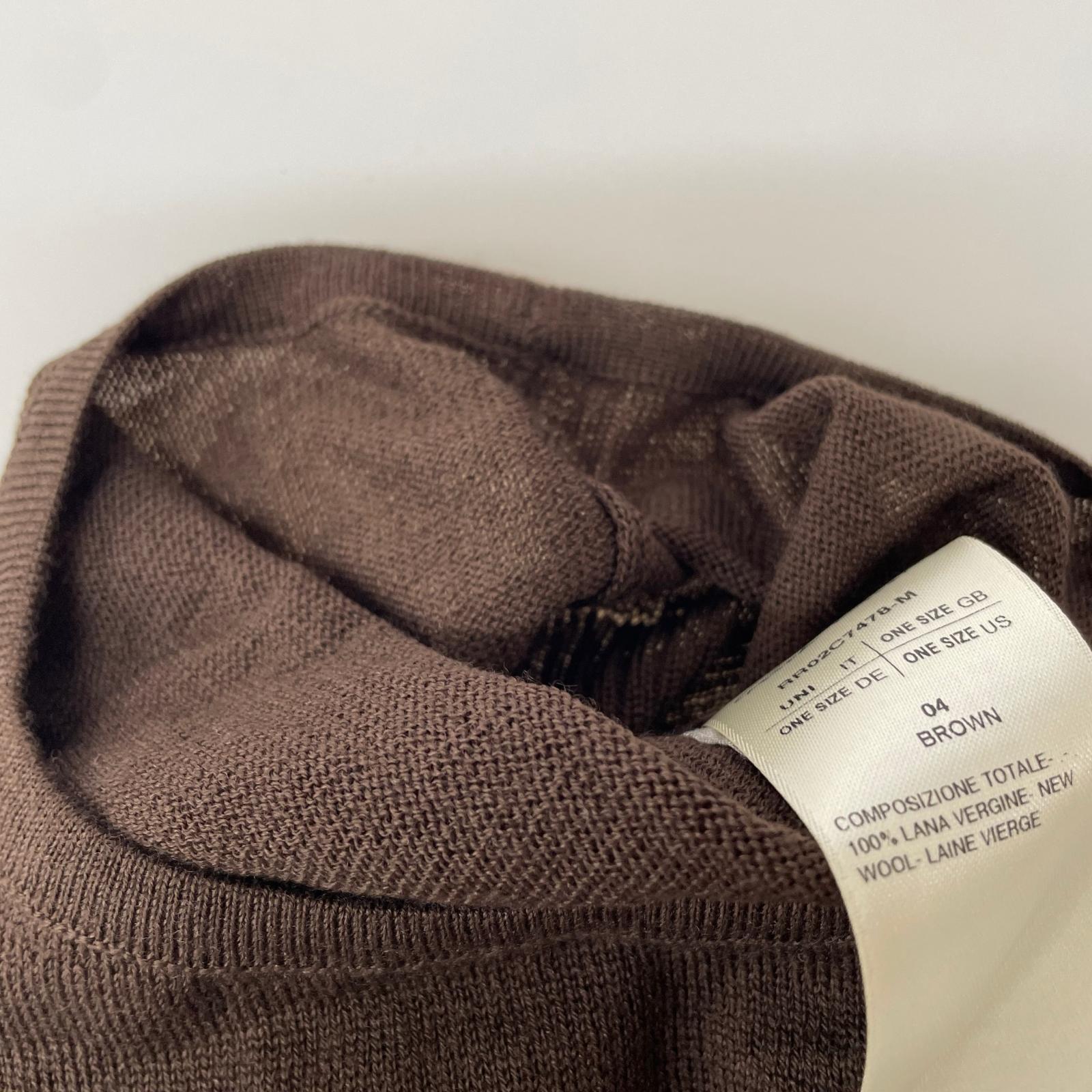 その他帽子 Rick Owens 23FW Balaclava RR02C7478-M 茶 （F） フリー ブラウン