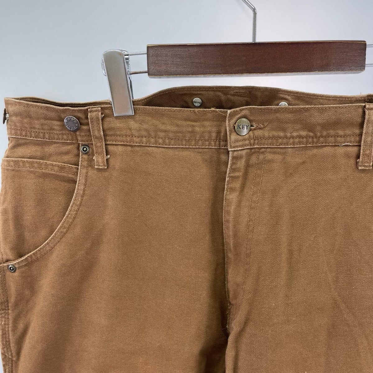 パンツ KEY ﾀﾞｯｸﾍﾟｲﾝﾀｰﾊﾟﾝﾂ W36 ブラウン