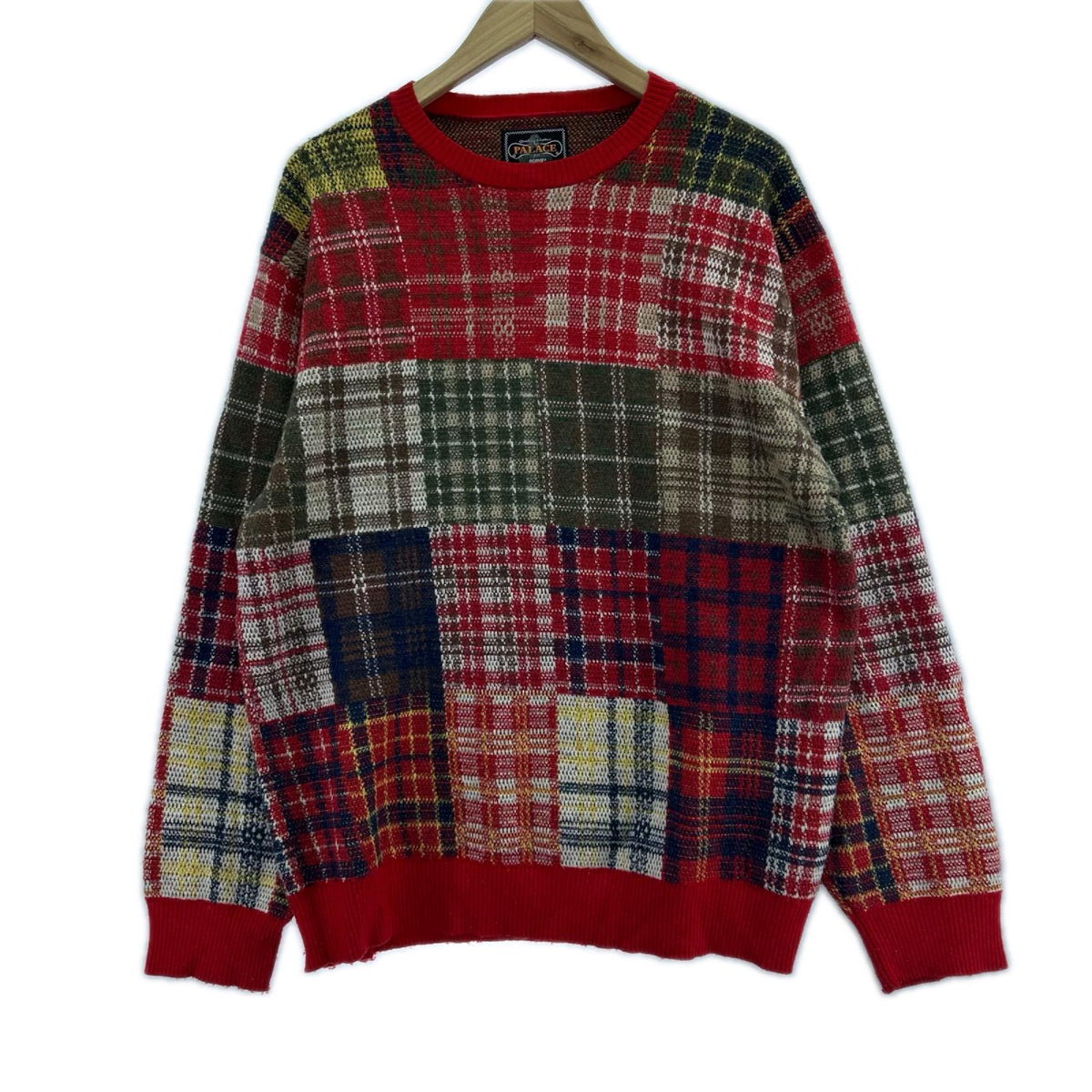 ニット ×PALACE ﾁｪｯｸ柄 Ｍ M マルチカラー
