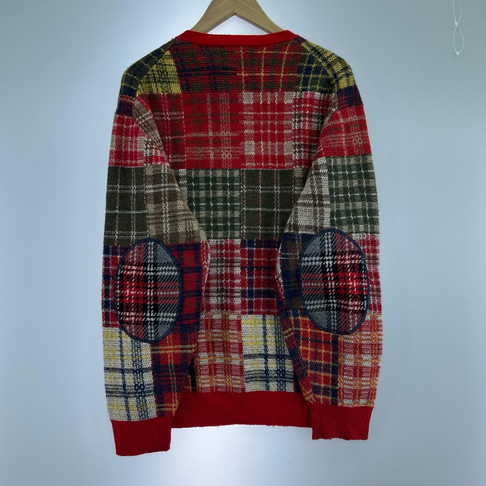 ニット ×PALACE ﾁｪｯｸ柄 Ｍ M マルチカラー