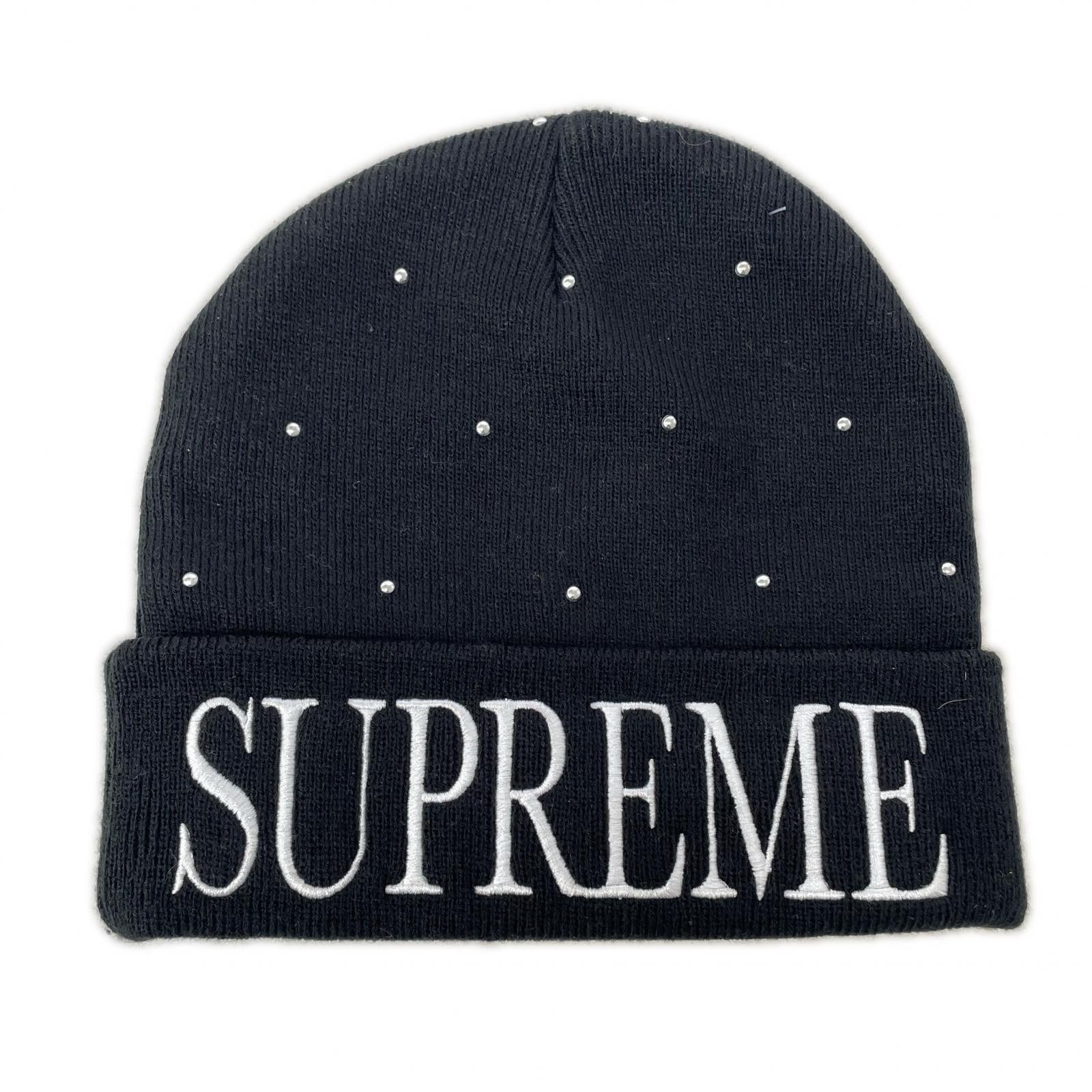ニットキャップ Studded Beanie BLACK ブラック