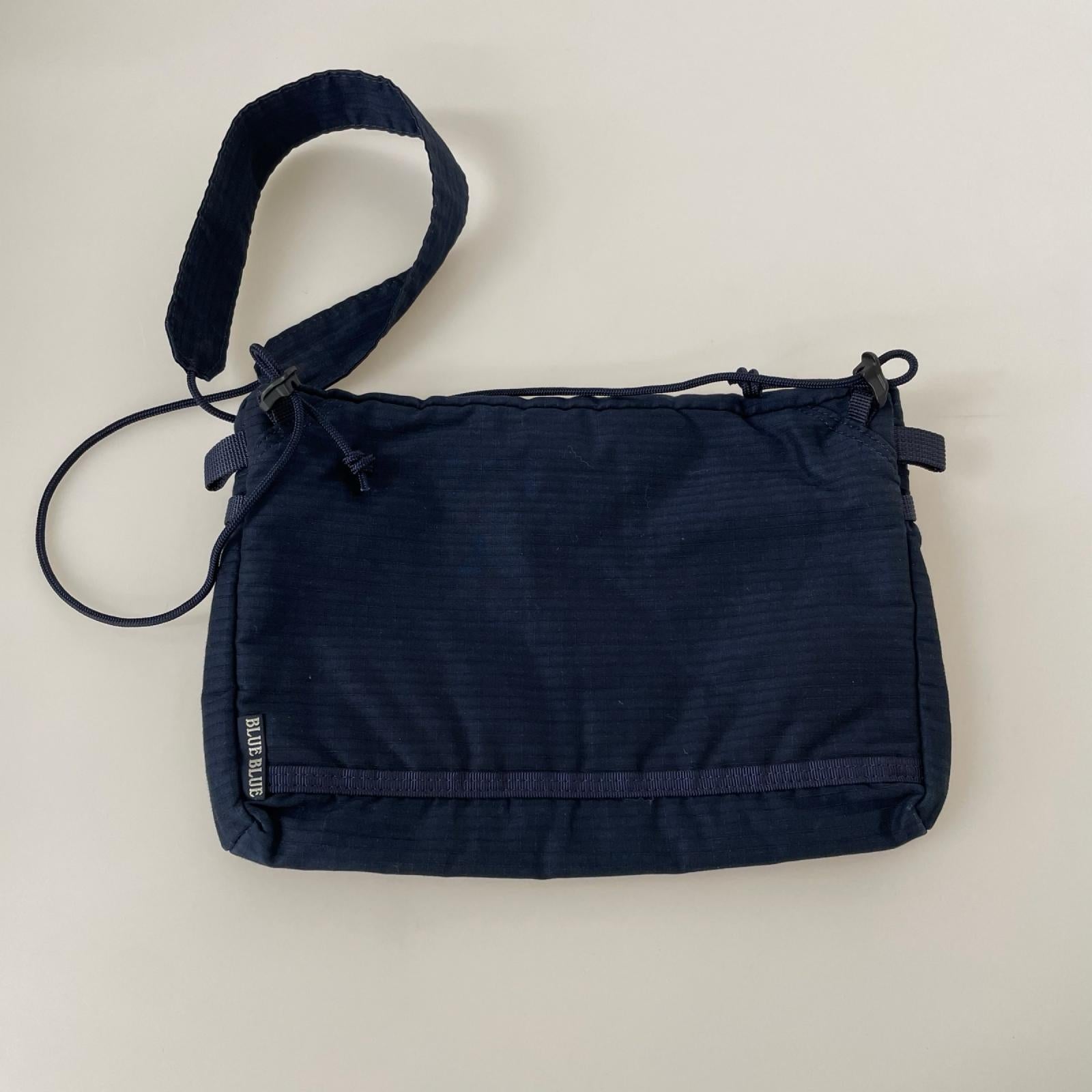 ショルダーバッグ BLUE BLUE リップストップ サコッシュ ネイビー