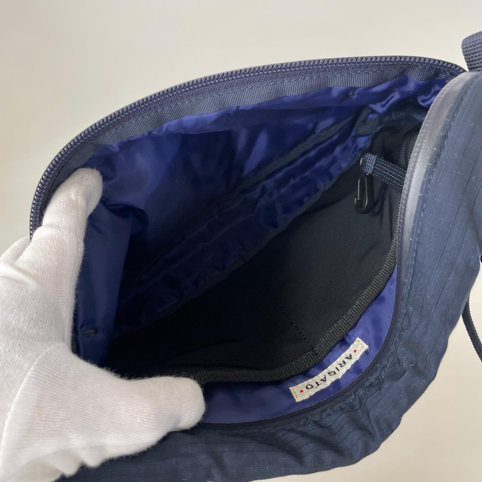 ショルダーバッグ BLUE BLUE リップストップ サコッシュ ネイビー