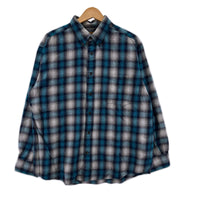 長袖Ｔシャツ St. JOHN’S BAY ｵﾝﾌﾞﾚﾁｪｯｸﾈﾙｼｬﾂ BLU L