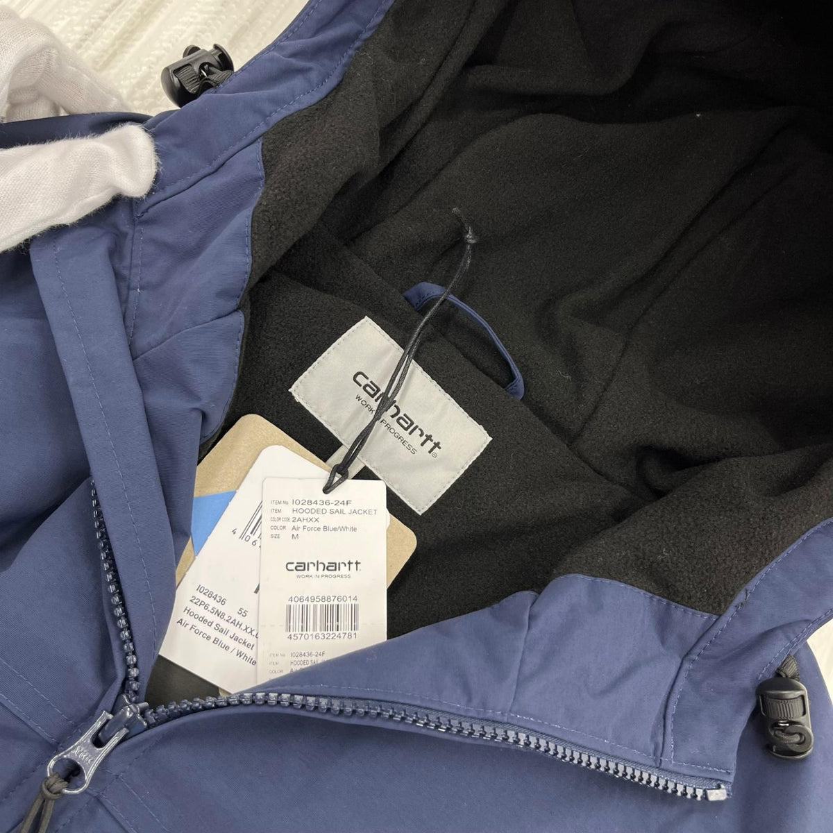 ジャケット HOODED SAIL JACKET NVY M M ネイビー
