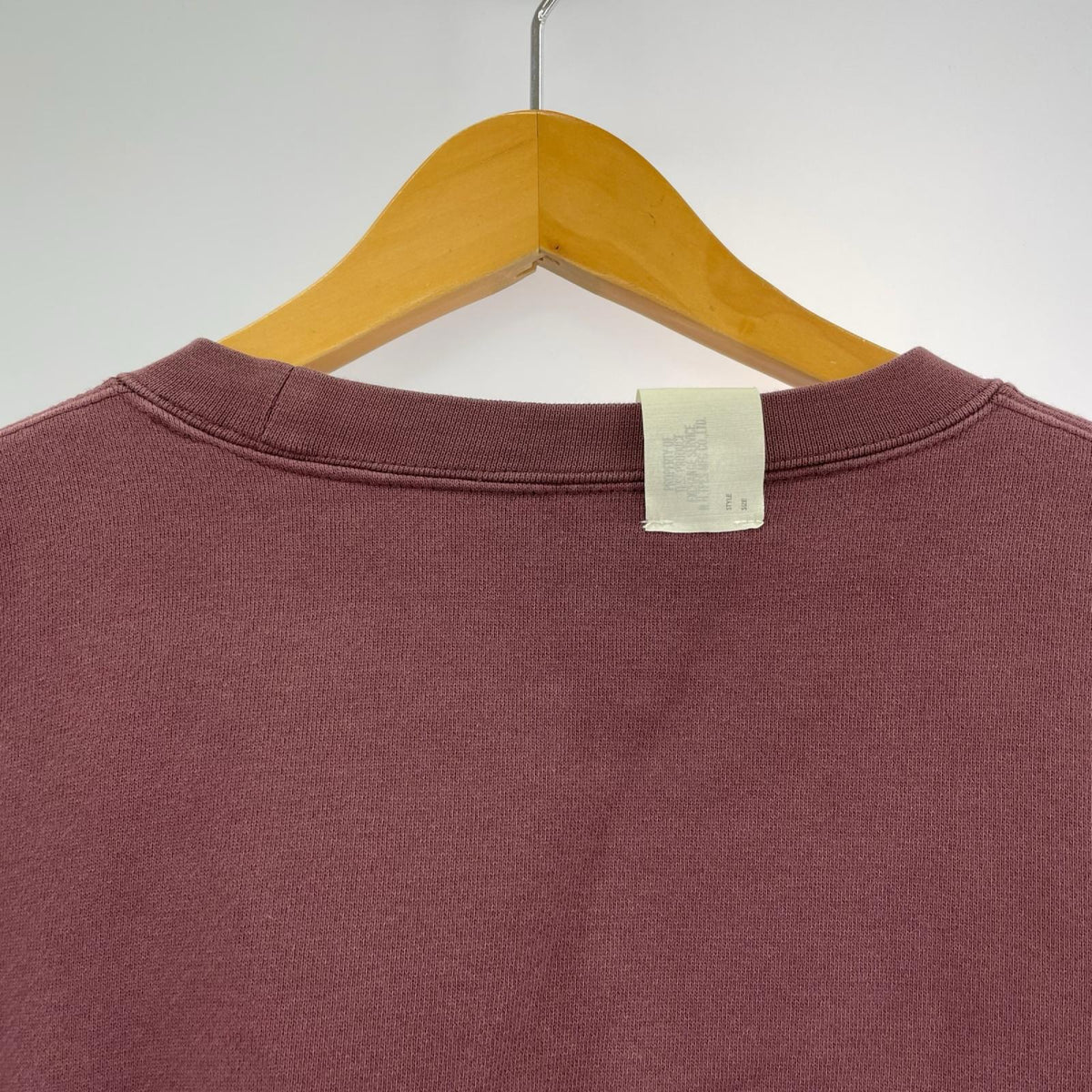 スウェット CREWNECK SWEATSHIRT (38) 38 ワインレッド